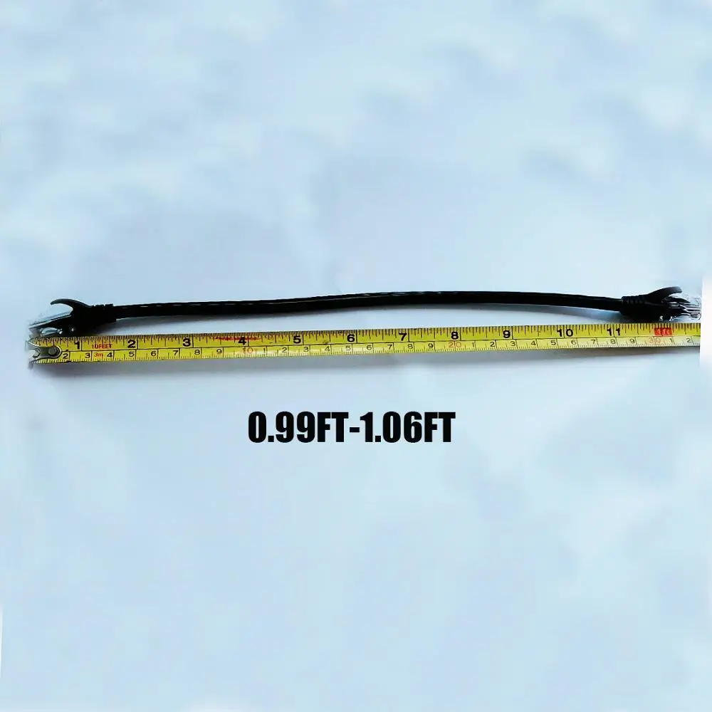 Круглый сетевой кабель UTP CAT6 5 шт./лот 1 фут кабели Ethernet 30 см Сетевой провод 0 3 м патч