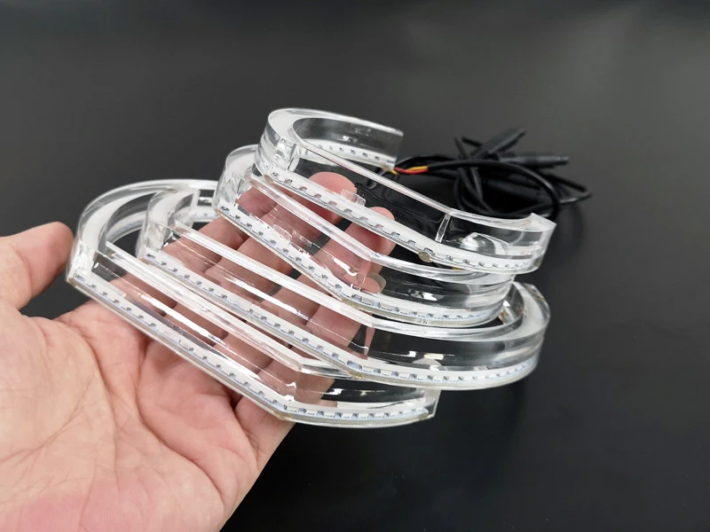 Для HONDA ACCORD 2008 2009 2010 2011 2012 Седан фары ультра яркие DTM M4 Стиль led Ангельские Глазки Halo