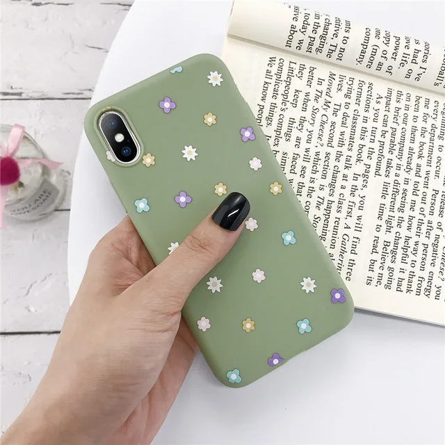KJOEW чехол для телефона для iPhone 11 Pro Max X XS XR Xs Max 6 6s 7 8 Plus карамельный цвет Любовь Сердце Мягкий ТПУ силиконовый защитный чехол Капа - Цвет: AC6995G