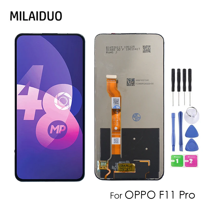 

LCD Display For OPPO F11 Pro CPH1969 CPH2209 CPH1987 LCD Touch Screen Digitizer Assembly LCD Replacement