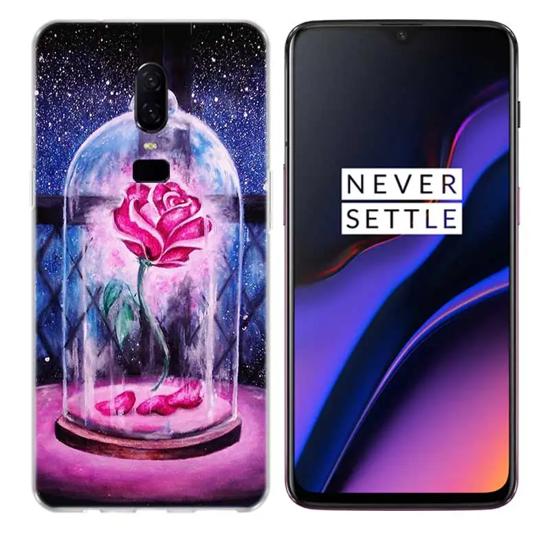 Красавица и Чудовище роскошный Мягкий ТПУ силиконовый чехол для телефона OnePlus One