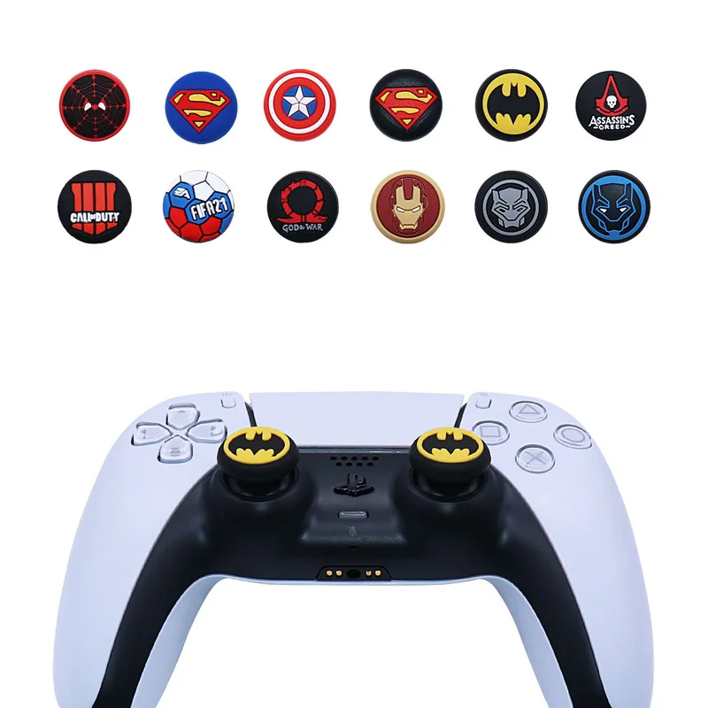 4 шт. силиконовые колпачки для джойстиков PS3/PS4/PS5/Xbox One S/Series X/Xbox 360/Switch Pro|Запасные