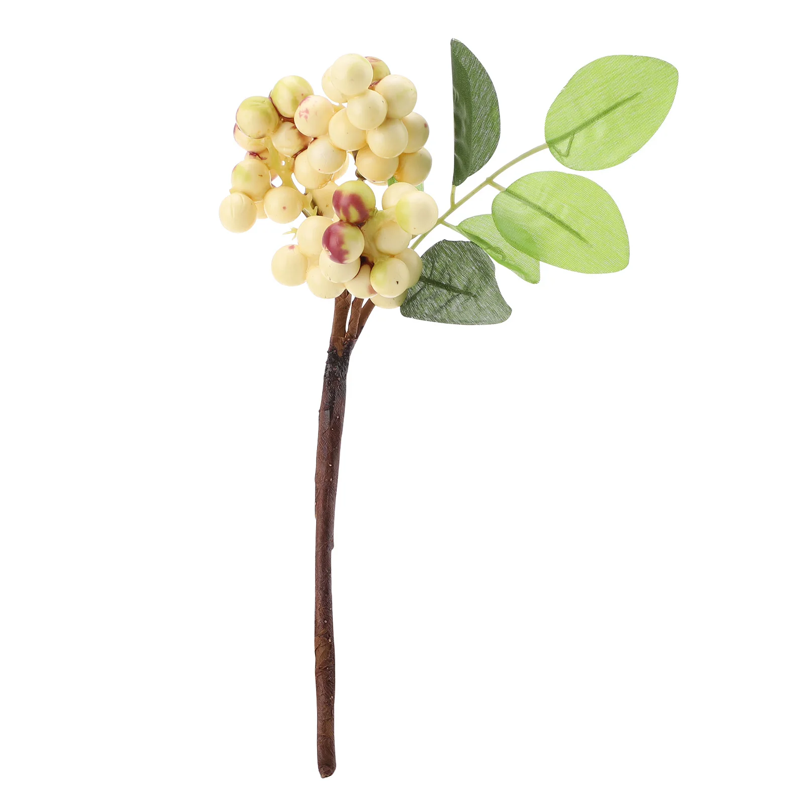 Искусственные ветки ягод настоящие на ощупь искусственные цветы 22 см Декор для