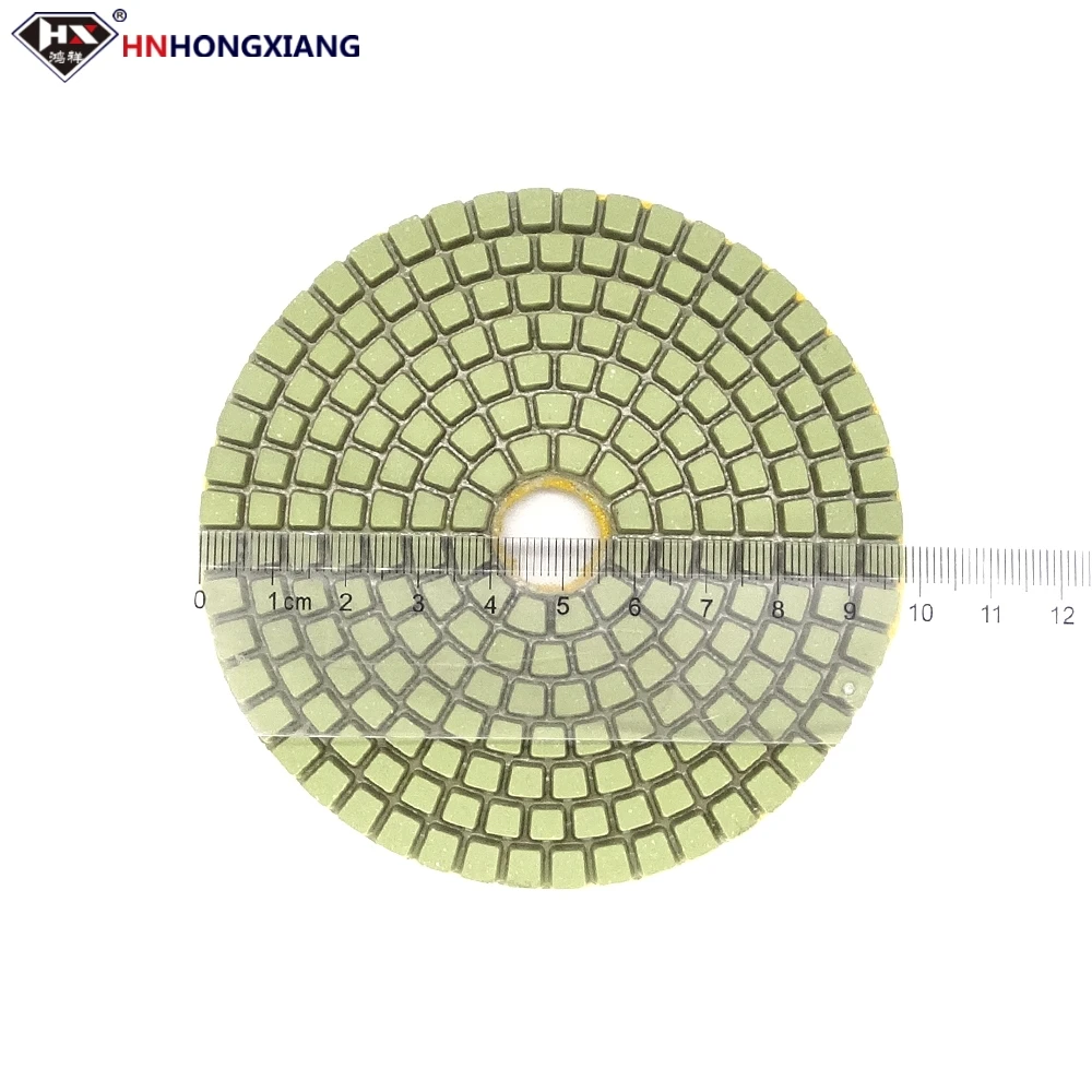 Алмазная полировальная накладка HNHONGXIANG для влажной полировки камня мрамора