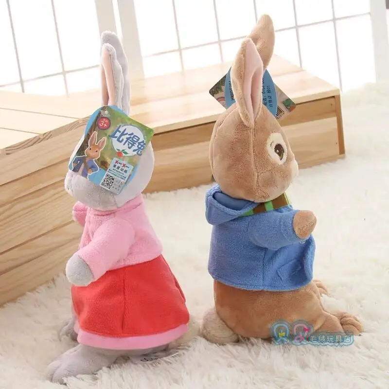 2019 New Echt Peter Konijn Rabbit 30 см 46 Gevuld Knuffel Pop benjin Lelie Sturen een Vriend kinderen Kerst verjaardag gift|Персонажи