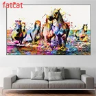 FATCAT зеленый павлин diy Алмазная картина полностью квадратная круглая дрель 5d алмазная вышивка мозаика животные рукоделие Декор AE1685