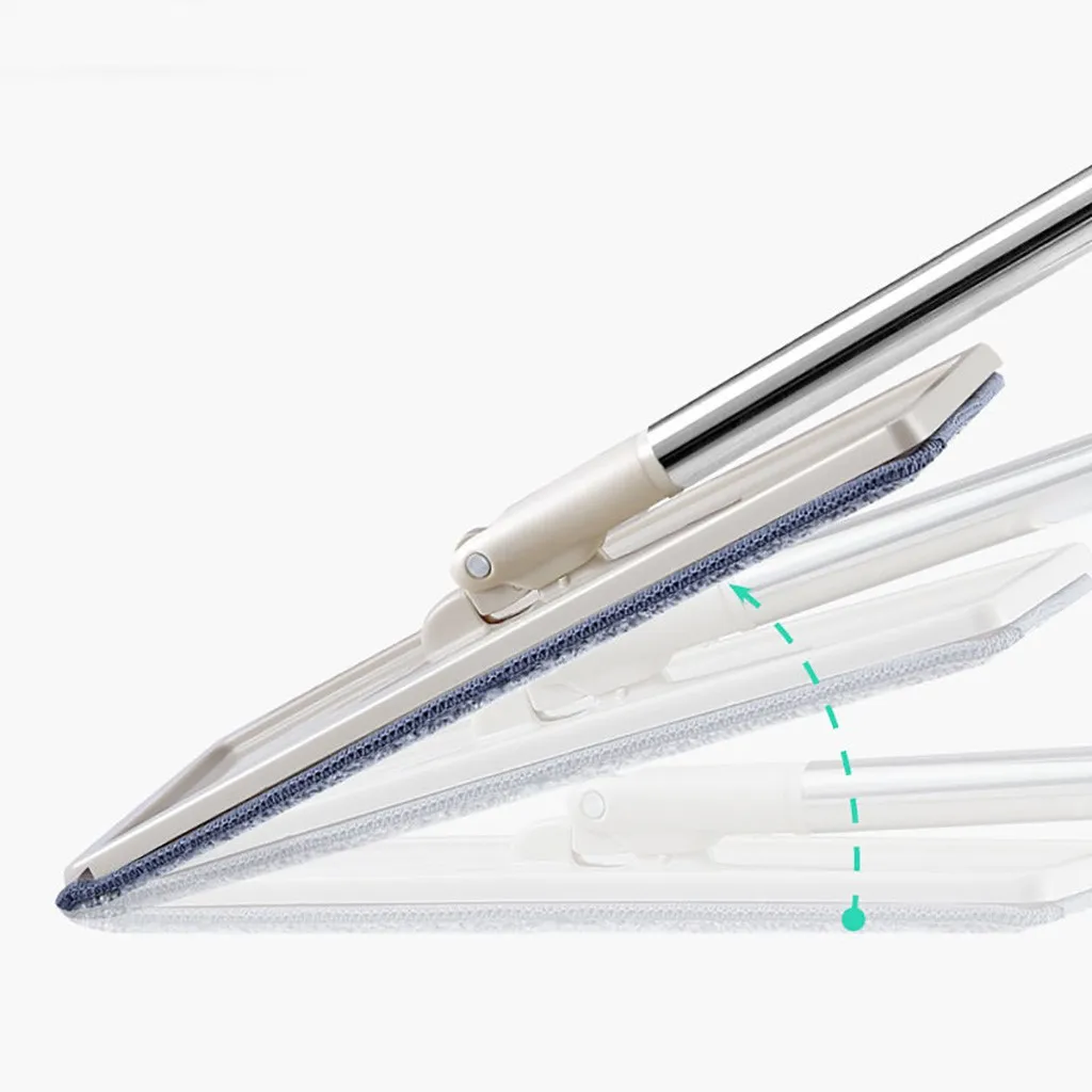 Двусторонняя плоская Швабра для мытья без рук деревянного пола швабра с нажимом