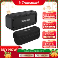 tronsmart element force portable bluetooth 5 0 soundpulse speaker with ipx7 waterprooftwsnfc40w max outputvoice assistant