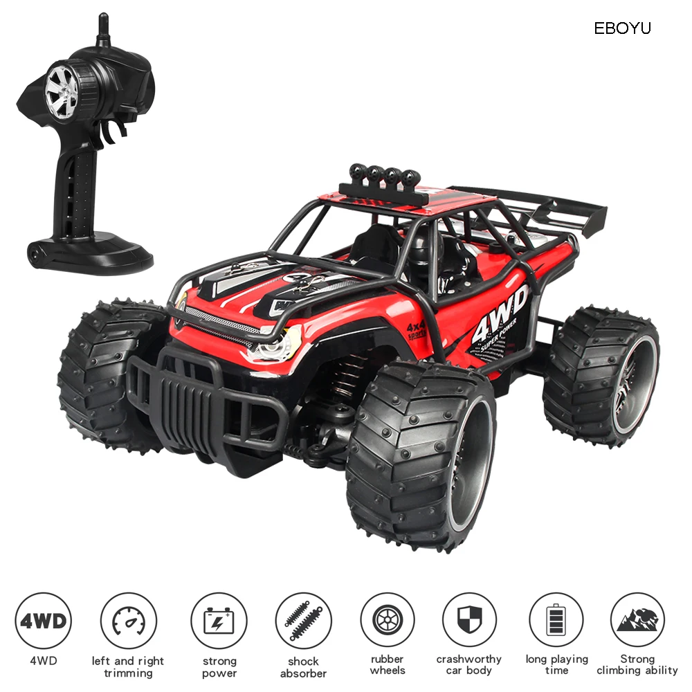 

EBOYU X Power S-009 2,4 ГГц масштаб 1:16 полноприводный Радиоуправляемый автомобиль 25 км/ч внедорожник для скалолазания грузовик с дистанционным управлением игрушка подарок для детей RTR