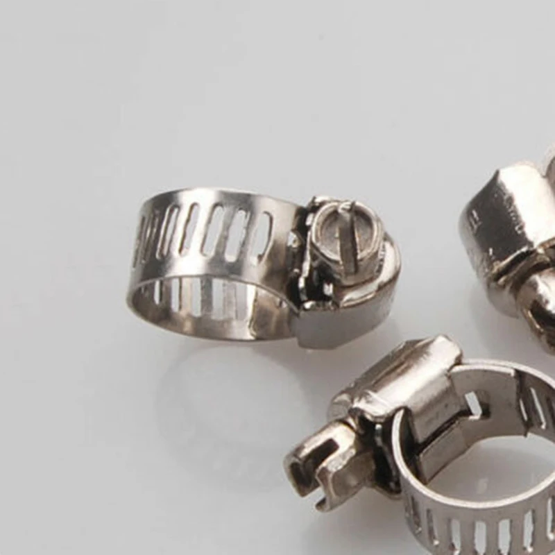 Серебряные Зажимы аксессуары зажимы из нержавеющей стали замена червяка 1/2 &quot