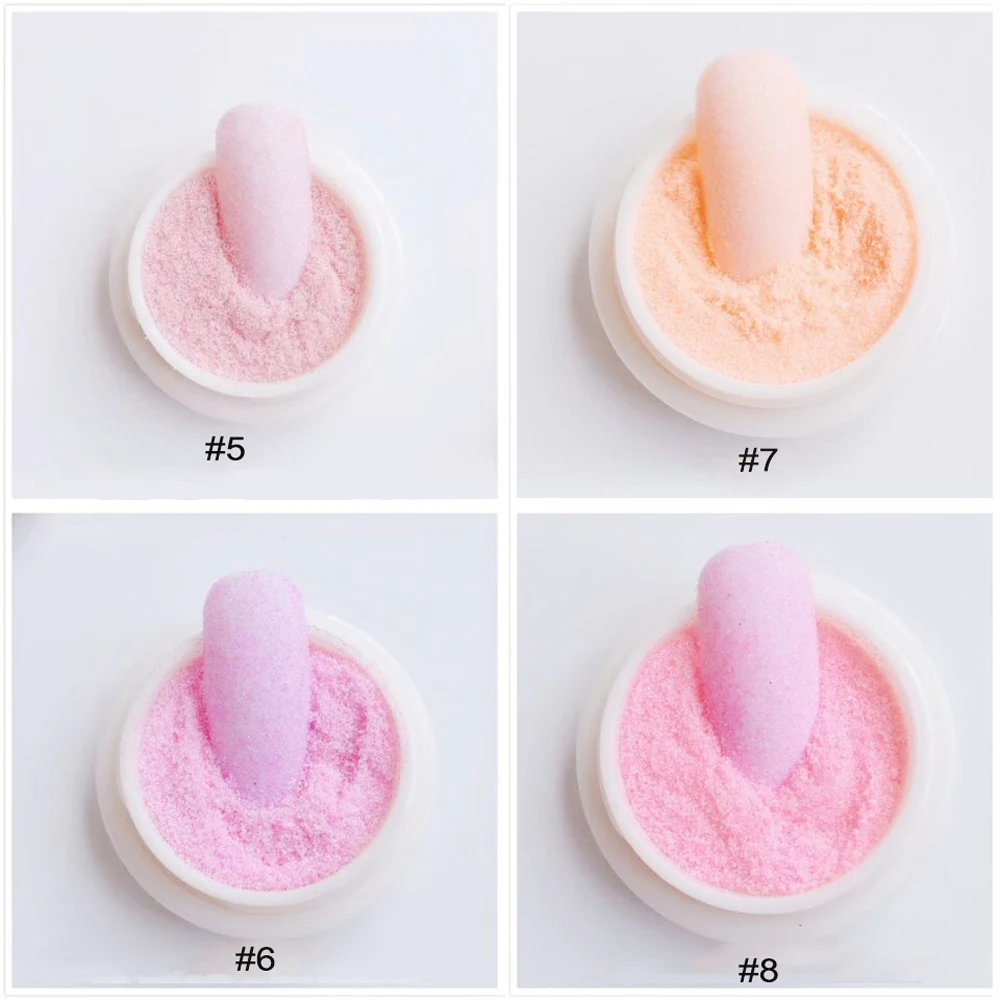 12 штук в наборе блестящий порошок русалки для ногтей шерстяной сахарный эффект