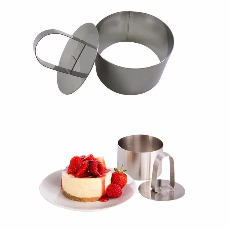 

Cake decorating tools Cake Mold Salad Shape Pastry Rings Cheese Forms Tart Ring Baking Cups Confectionery Kitchen Accessories