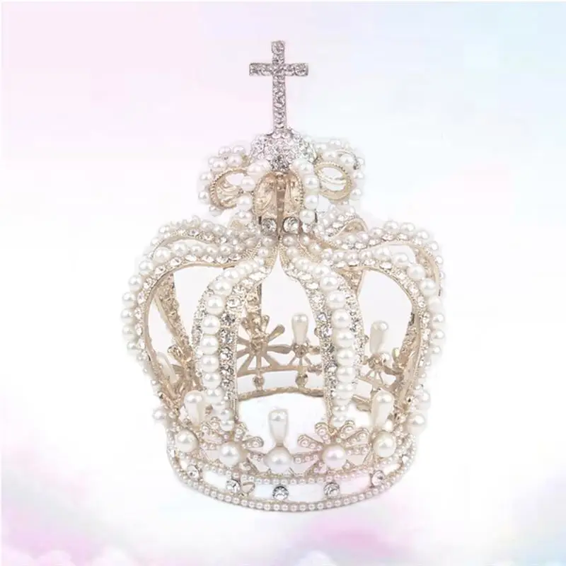 

Crystal Crown Party Cake Decoration Crown Hair Ornaments Wedding Supplies Accessories