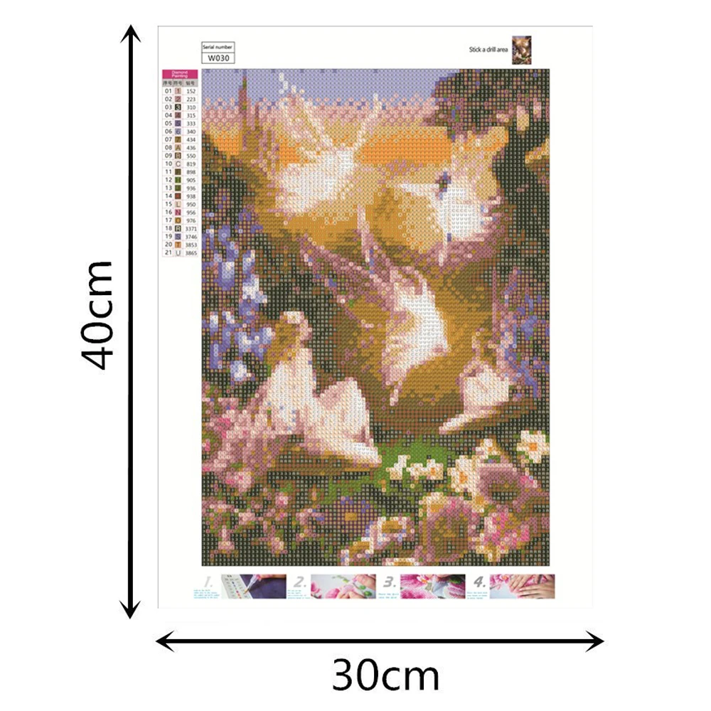 Алмазная живопись фея девушка полная дрель 5D DIY вышитый бриллиантами Ангел Elf Wings