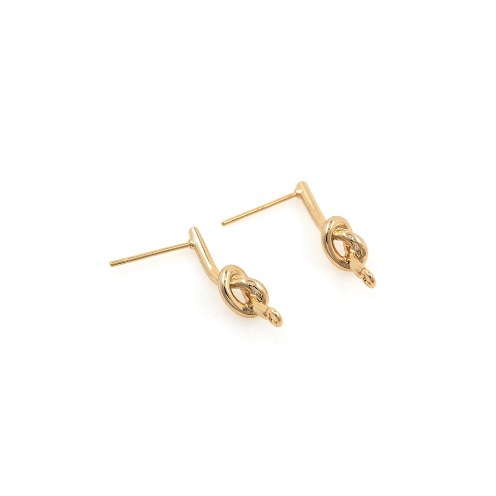 

Interlaced Knot Earrings Ladies Birthday Gifts Mini Minimalist Jewelry Jewelry DIY Earrings Jewelry Accessories Gold Filling