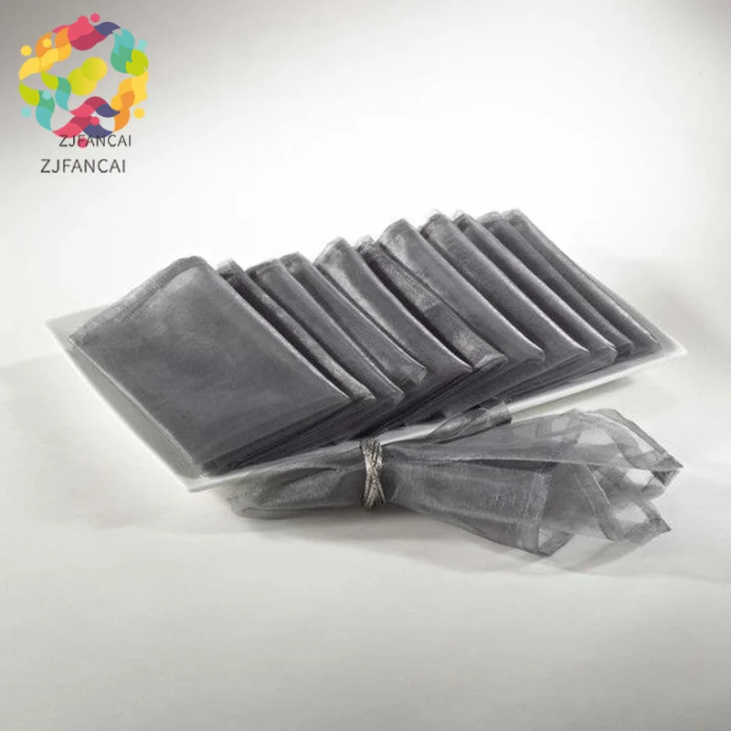 10PC 45cm x polyester cloth napkin modern handmade wedding banquet dinner home decoration accessories | Дом и сад