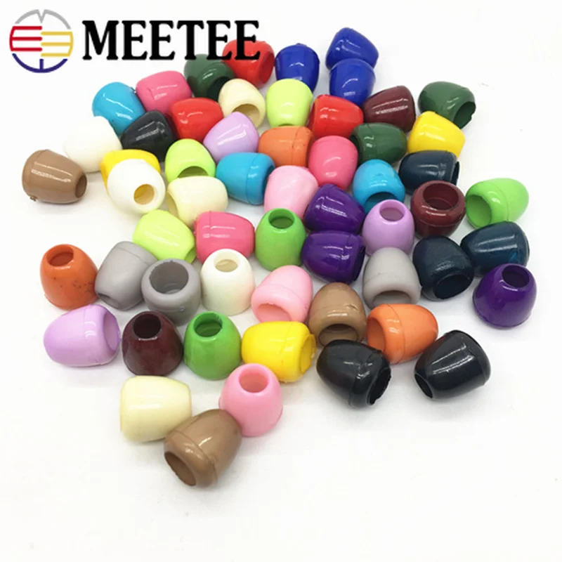 Meetee 30pc 5mm Multi-color Plastic Stopper Rope Buckle Elastic Adjustment Slip-proof Buttons DIY Clothing Decor Accessoty DS001 | Дом и сад