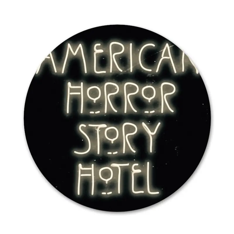 

Evan Peters coque black Badge Brooch Pin Accessories For Clothes Backpack Decoration gift 58mm