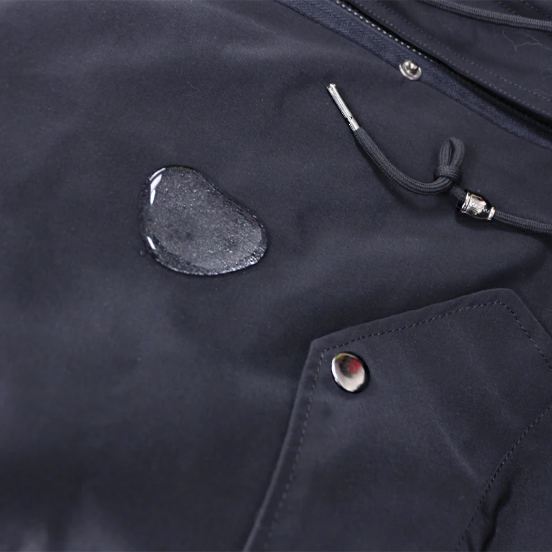 Женская длинная парка из водонепроницаемой ткани зимнее пальто со съемной