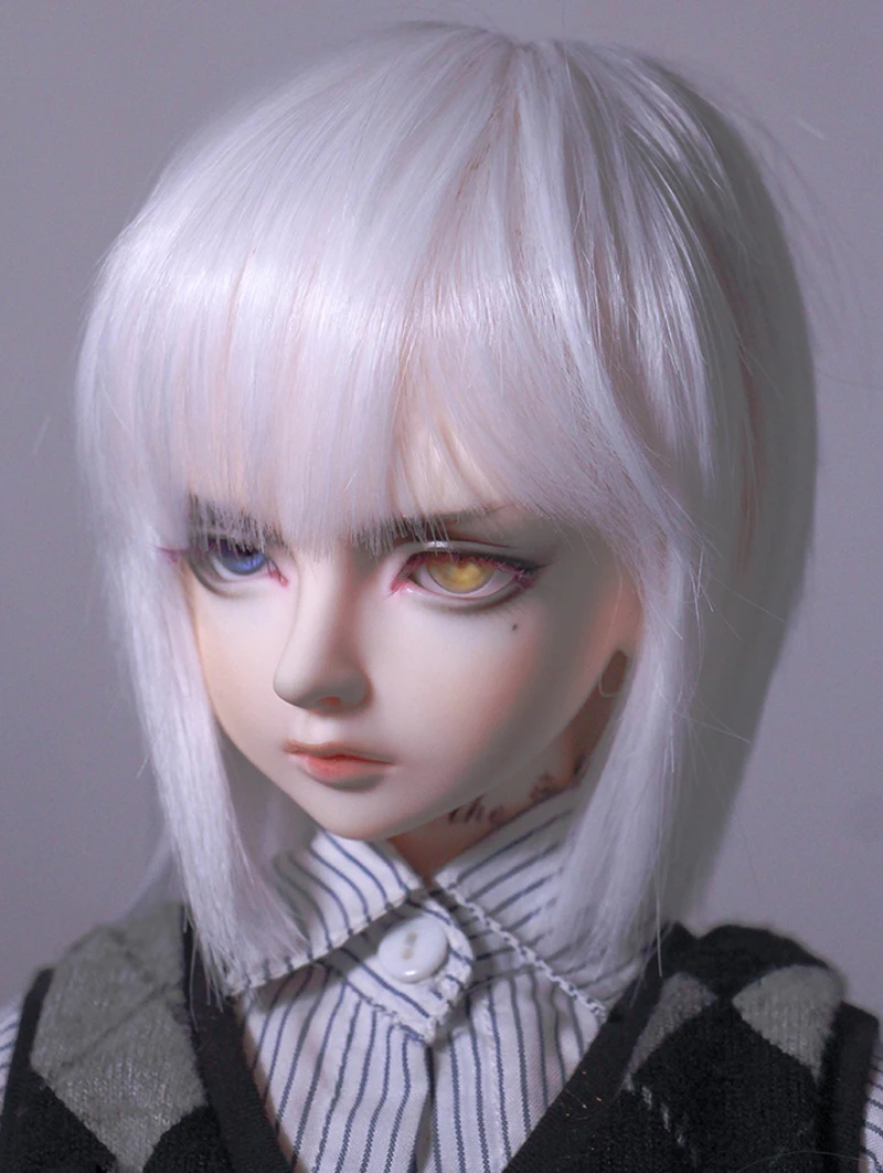 

New Arrival 1/3 1/4 1/6 1/8 High Temperature Short Wire Bjd Wig SD For BJD Doll Hair Wig