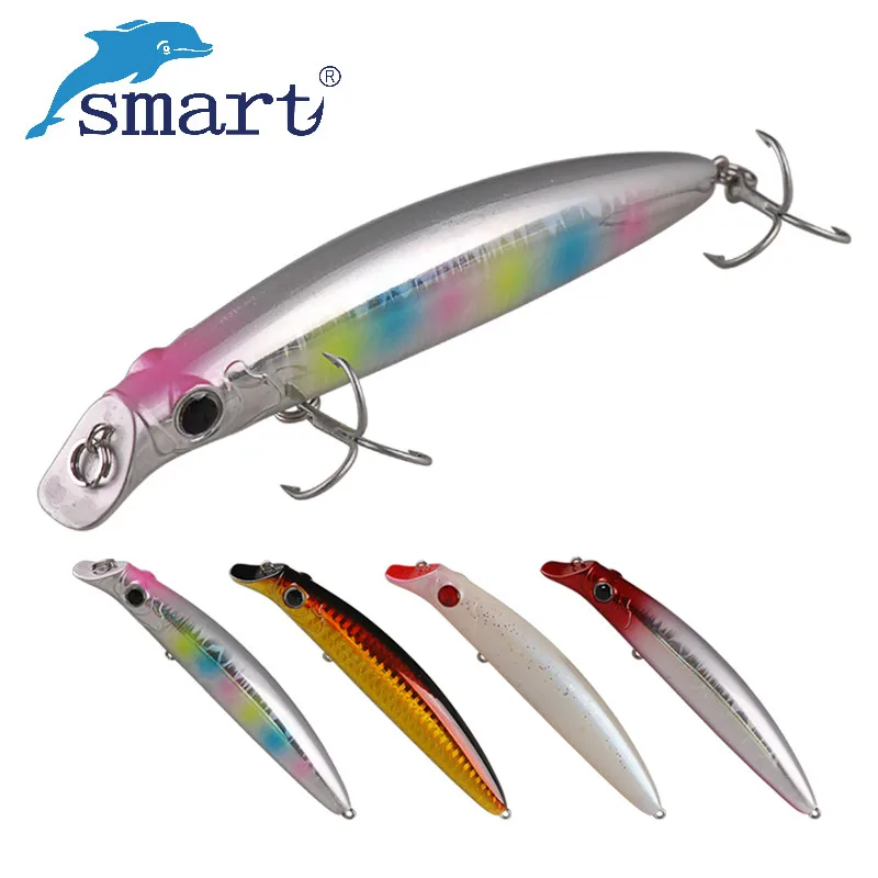 Умная плавающая приманка в виде гольяна лазерная искусственная с 3D глазами 115 мм