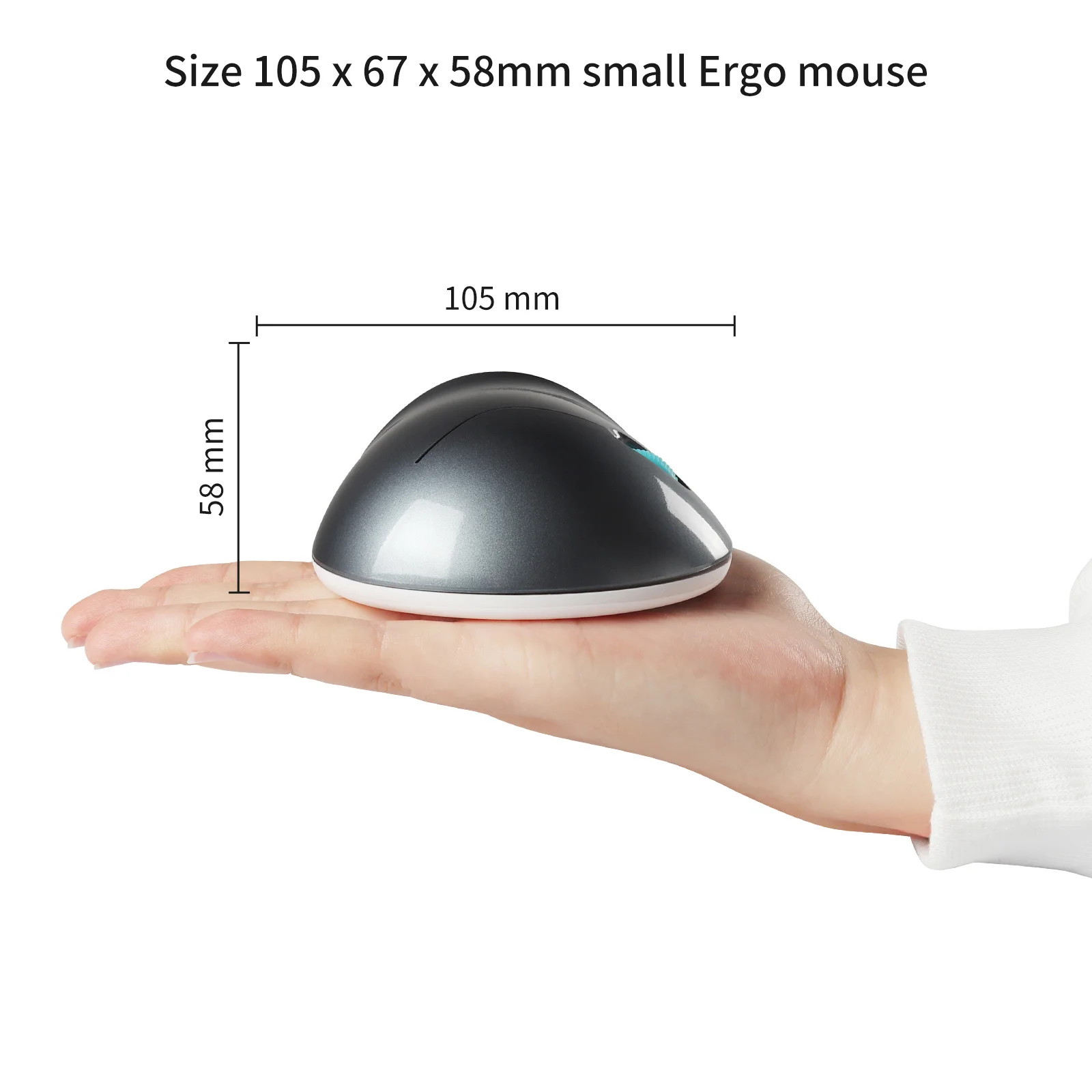 Вертикальная мышь CHYI беспроводная эргономичная компьютерная игровая 2 4 ГГц для