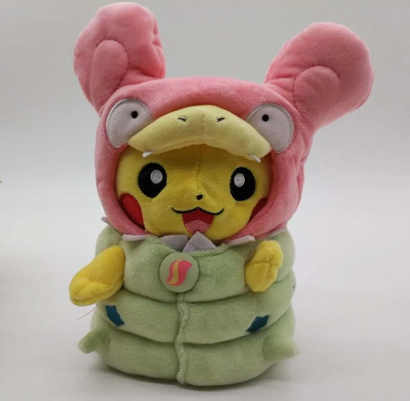 

Новая Подлинная японская плюшевая игрушка Pikachu & Slow Poke