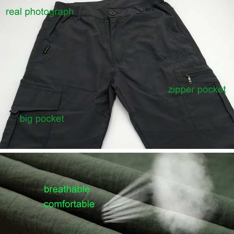 Мужские брюки-карго LOMAIYI летние в Военном Стиле быстросохнущие брюки для мужчин