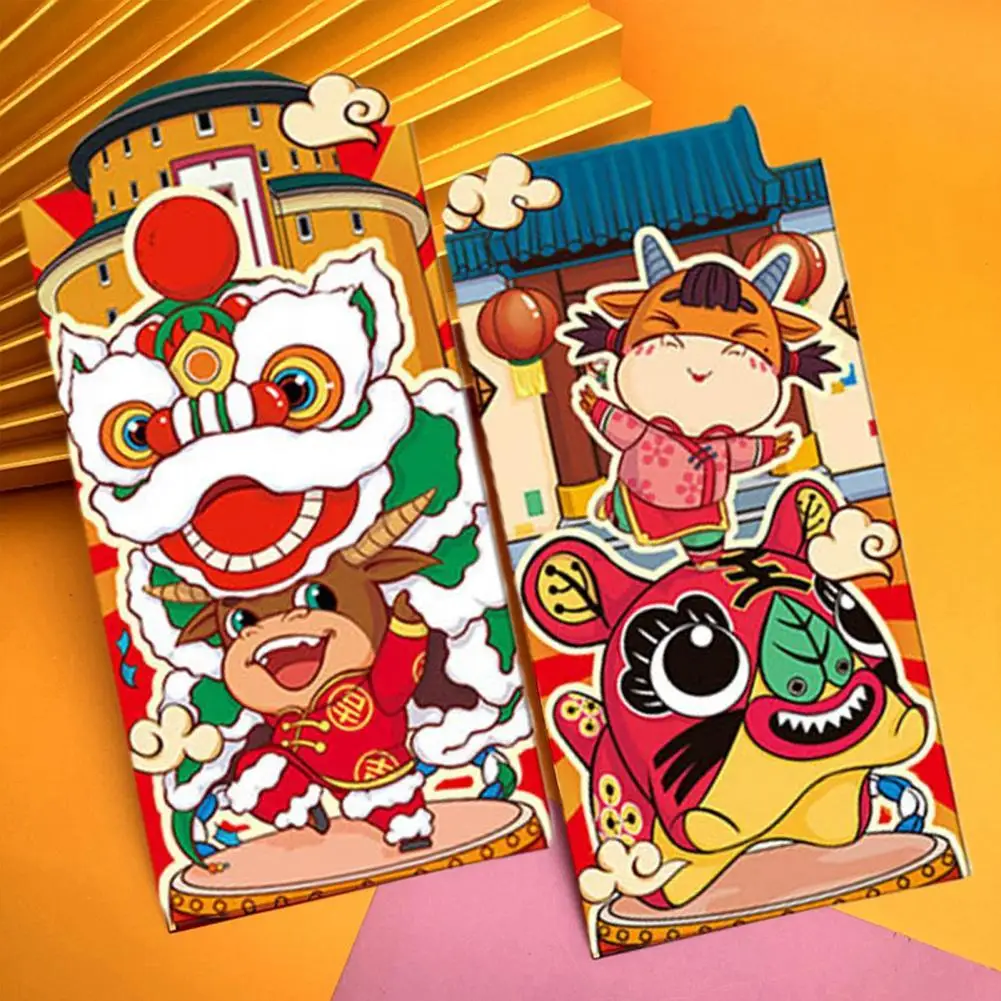 

Chinese Red Chinese New Year's Little Something for Chinese Spring Festival's Gift Red Envelopes