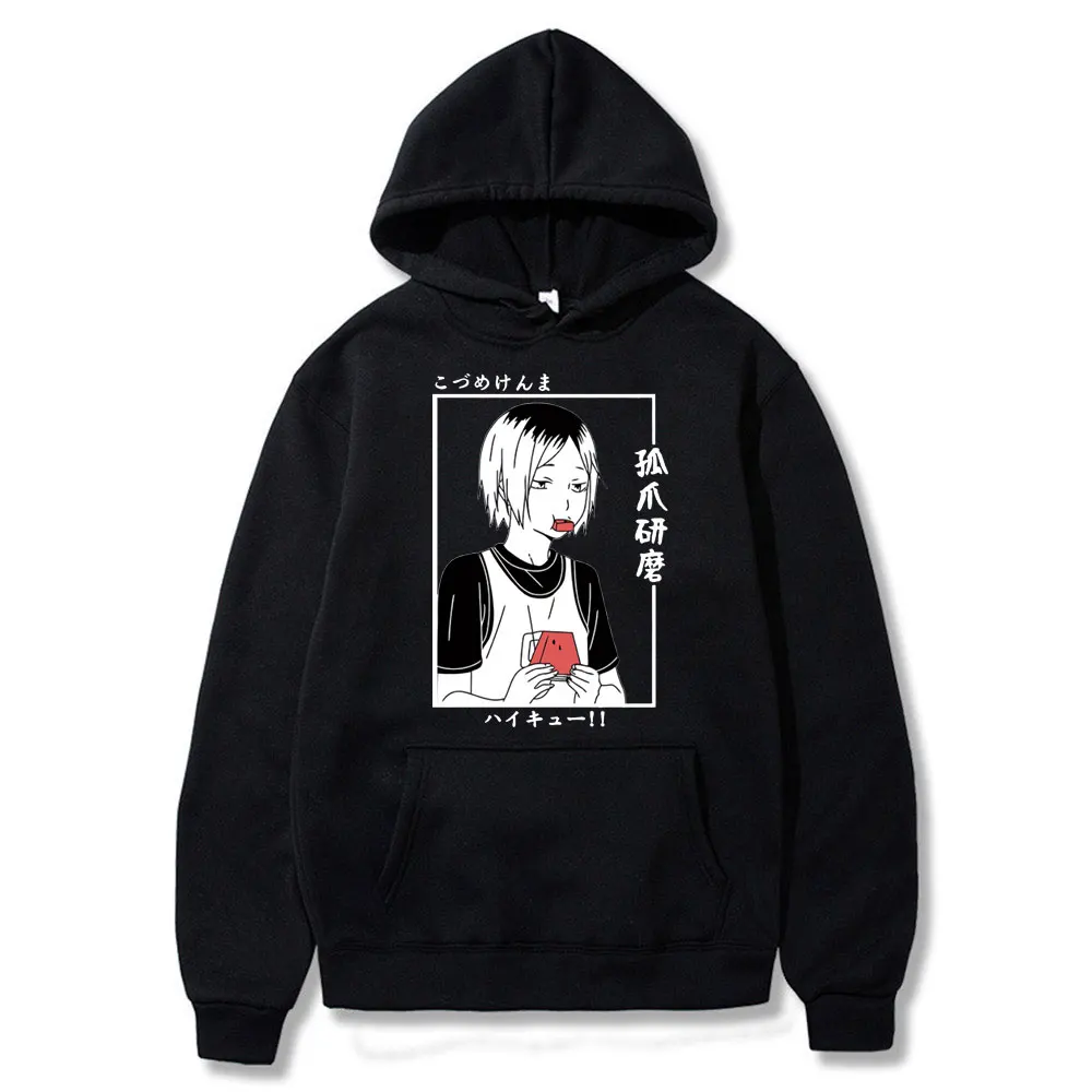 

Кошмарным аниме Nekoma Kenma Kozume Косплэй толстовки Харадзюку пуловер Повседневное свободная спортивная одежда с капюшоном, толстовка с капюшоно...