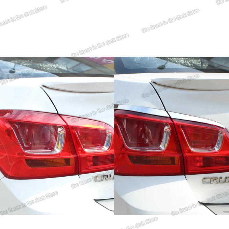 Lsrtw2017 Нержавеющая сталь заднего светильник полосы планки для Chevrolet Cruze 2009 2010 2011 2012