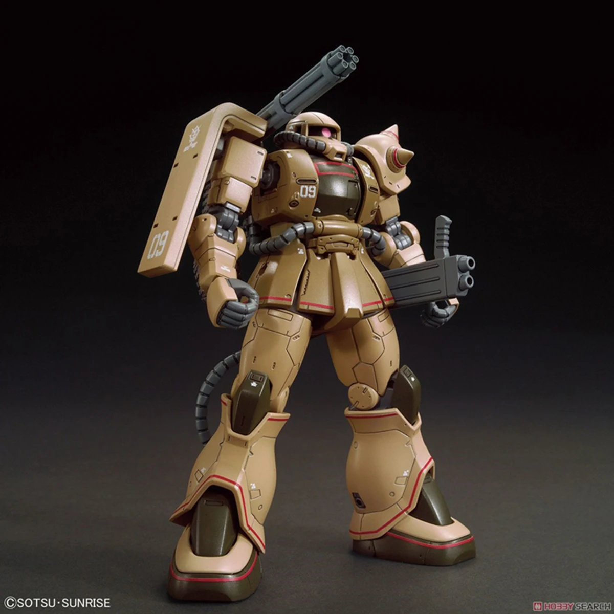 Original Bandai HG GTO 019 1/144 MS-06CK Zaku Zagu Cannon Assembly Action Figureals Brinquedos Model | Игрушки и хобби