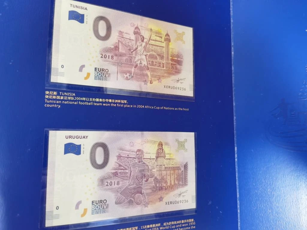 32 шт Россия 0 евро бумажные деньги футбол банкноты ЕС UNC сувенир|Золотые банкноты|
