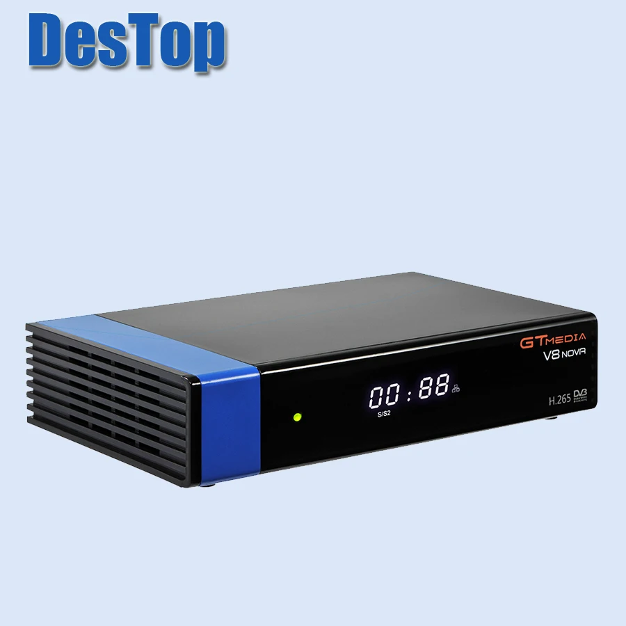 Gtmedia V8 NOVA Blue поддержка H.265 better freesat super V9 set top boxDVB S2 спутниковый ресивер Builtin