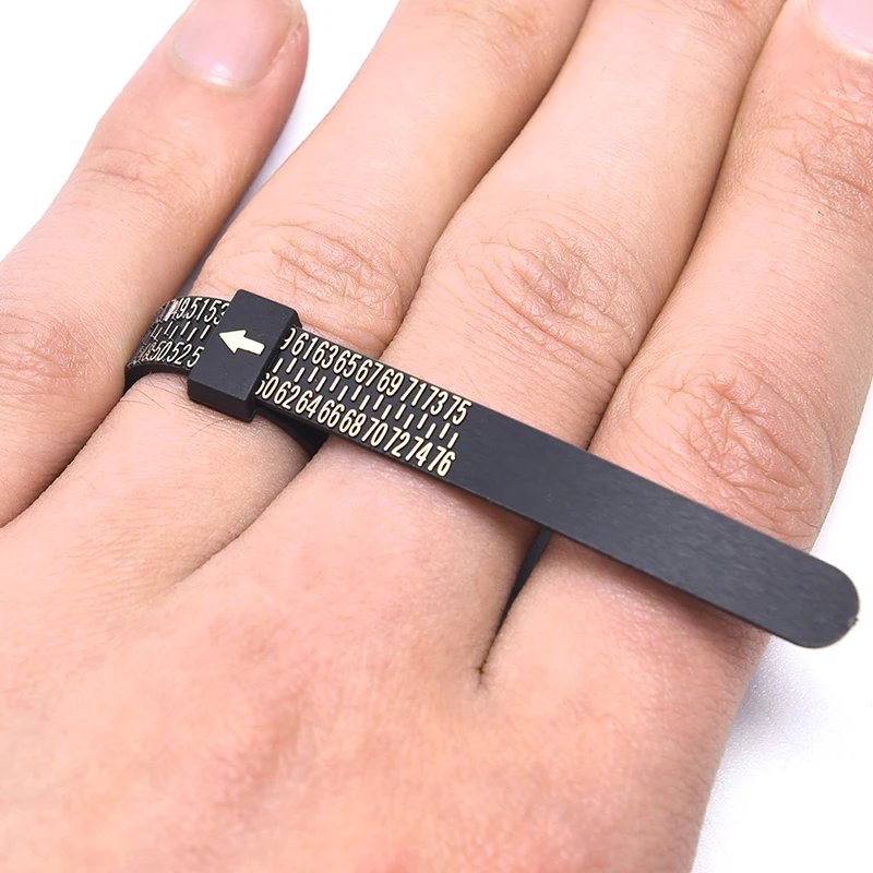 

Measure Gauge Tool 1PCS M easuring Finger Standard Ring Circle US/Europe/UK Tape Ruler Jewelry Accessory