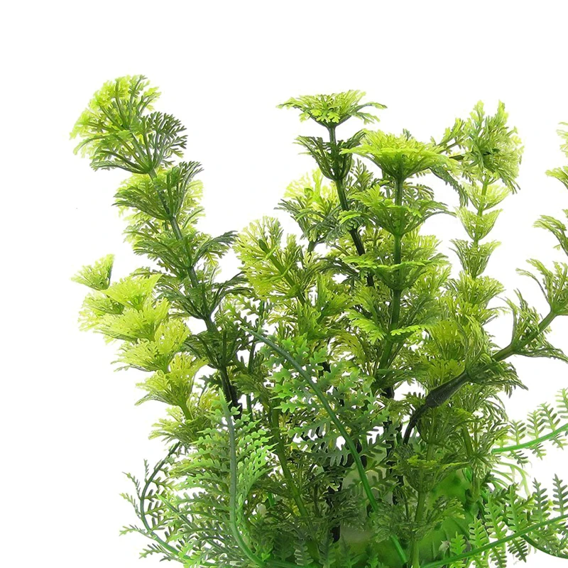 Декоративные цветочные пластиковые морские растения зеленые для аквариума | Дом