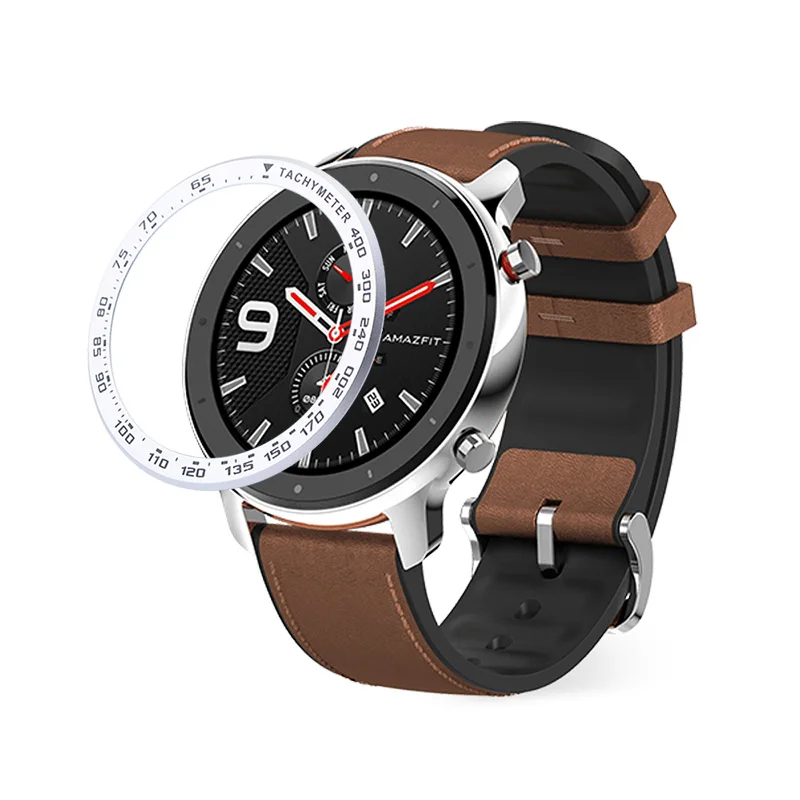 Hangrui металлический внешний край крышки для Xiaomi Amazfit GTR 47 мм ободок кольцо циферблат шкала скорости ТАХИМЕТР чехол для Amazfit GTR 47 чехол