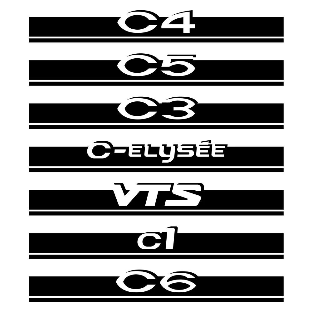 Автомобильная наклейка для Citroen C4 CACTUS Picasso Aircross C5 C3 C3-XR C1 C2 C4L C6 C8 VTS автомобильные