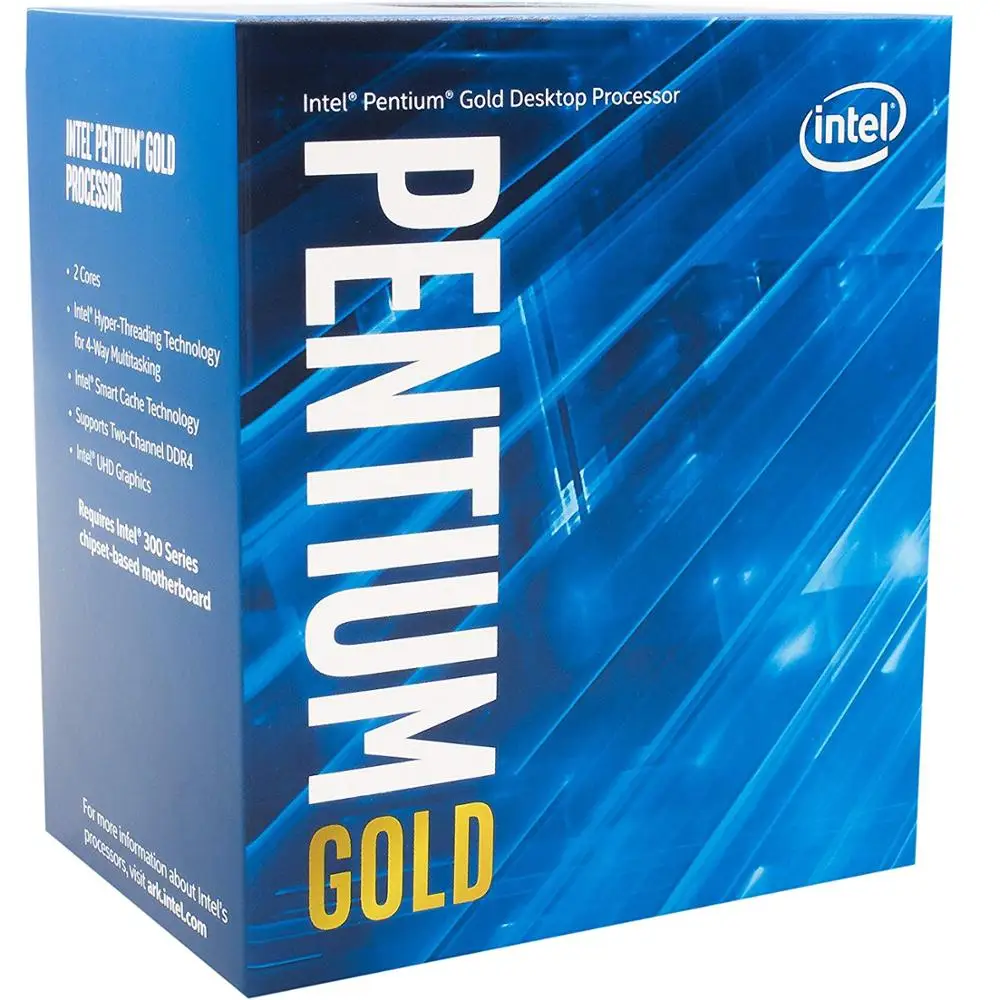 Intel Pentium Gold G5400 настольный процессор 2 ядра 3 7 ГГц LGA1151 300 серия 54 Вт/58 Вт BX80684G5400 |