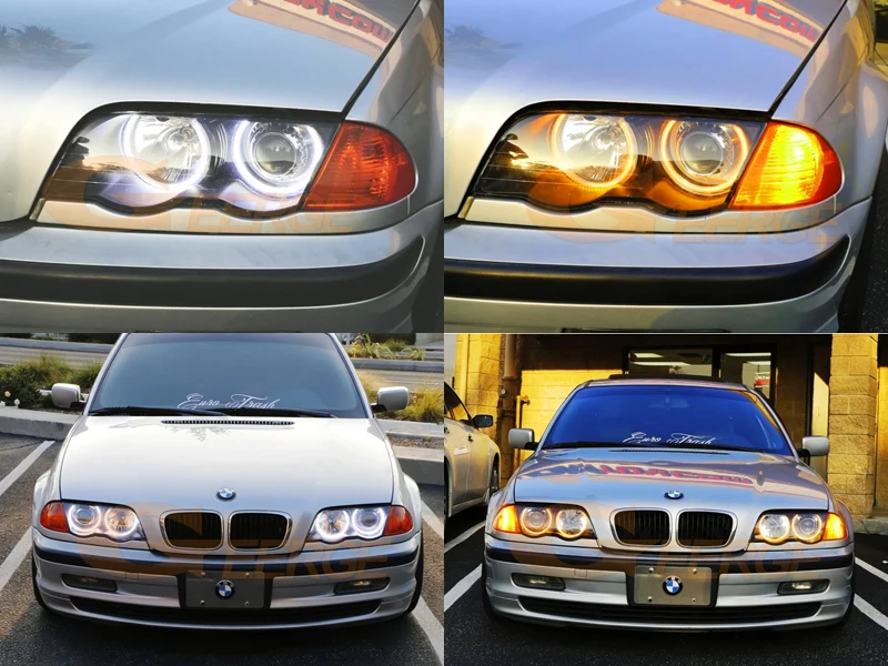 Для BMW E46 Coupe Convertible PRE FACELIFT 1999 2003 ультра яркий дневной светильник с поворотным