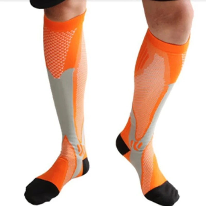 

Compression Anti-slip Stockings 20-30 mmhg Sports Socks for Marathon Cycling Football Varicose Veins For Men Women