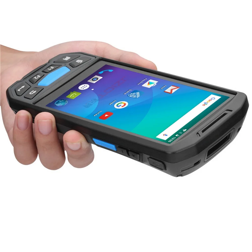 Сканер штрих кода 2D QR 5 0 дюйма NFC Wi Fi PDA Android 7 дюймовый беспроводной портативный