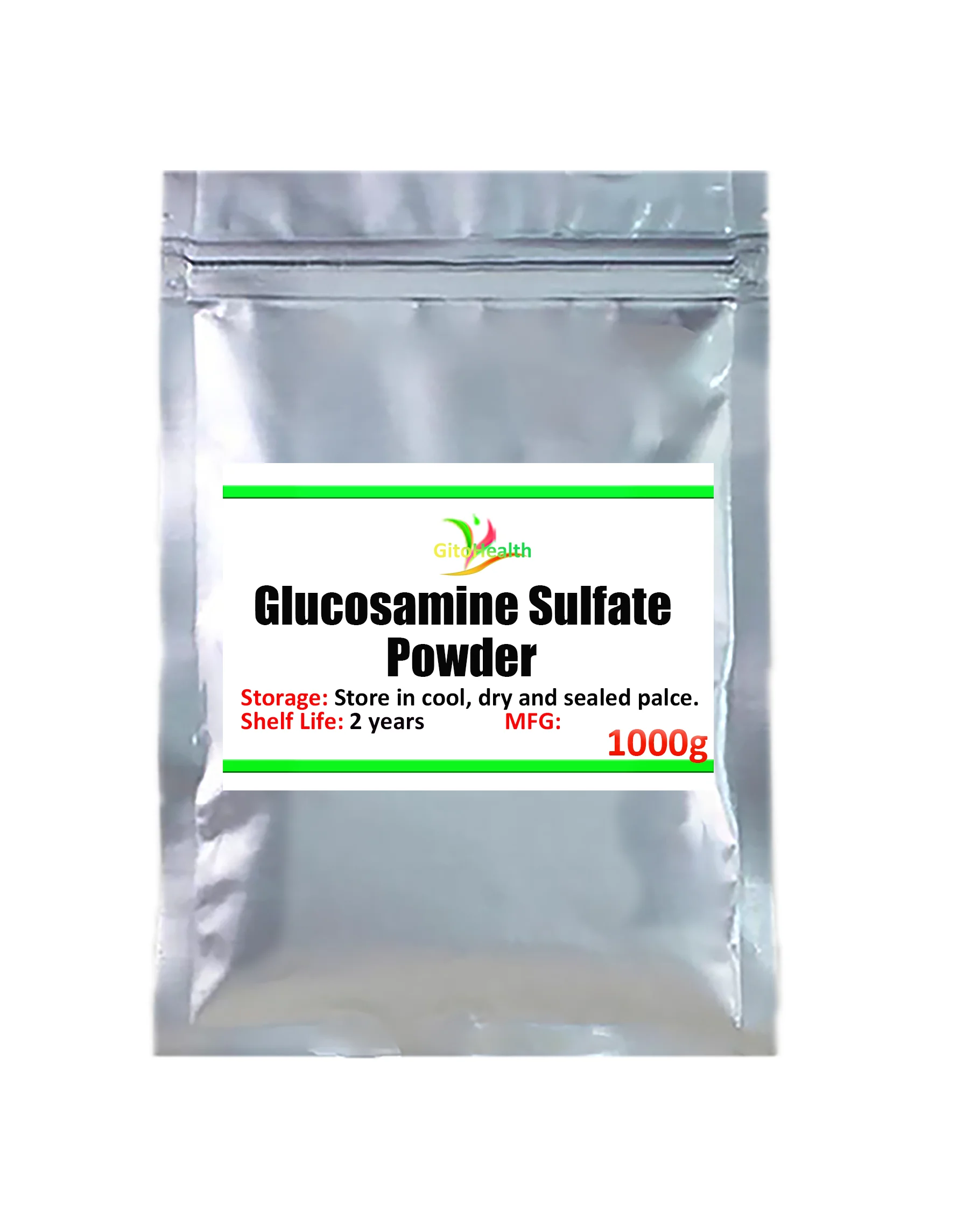 

100g-1000g. Food grade best-selling compound nursing. Glucosamine sulfate / glucosamine sulfate chondroitin powder, protect live