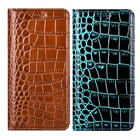 Чехол-книжка для Elephone E10 Pro, из натуральной крокодиловой кожи, с полной защитой, чехол для телефона