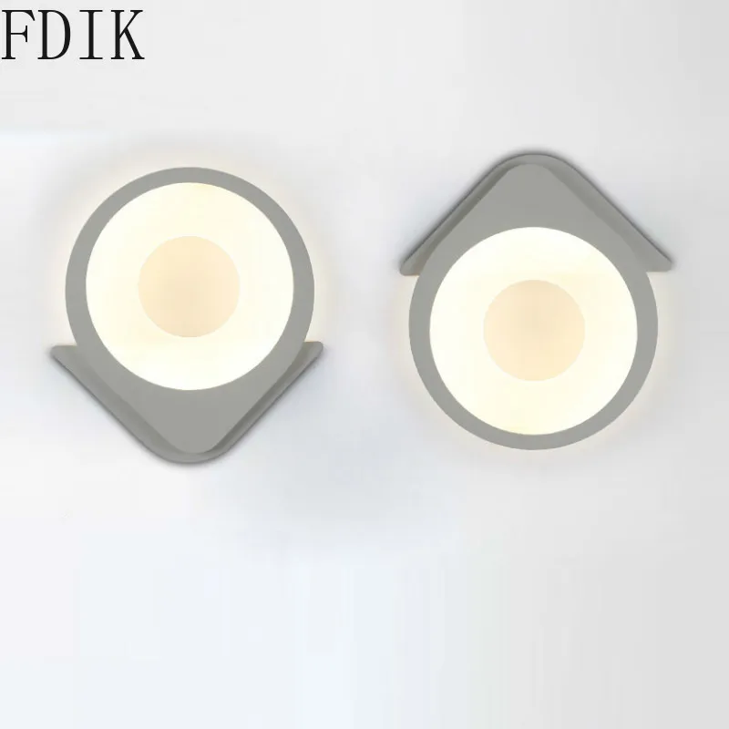 Акриловая настенная лампа домашний декор бра в стиле лофт декоративное