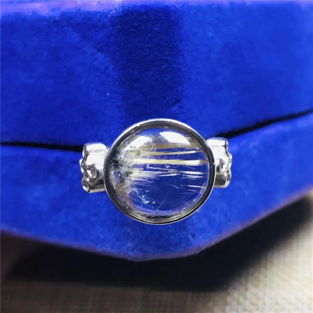 

Кольцо из натурального золота с рутилированным кварцем, 14 х13 мм