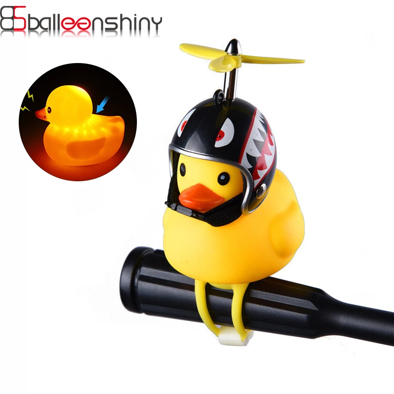 BalleenShiny детские игрушки мини желтые резиновые утки мигающая светильник шка Ducky