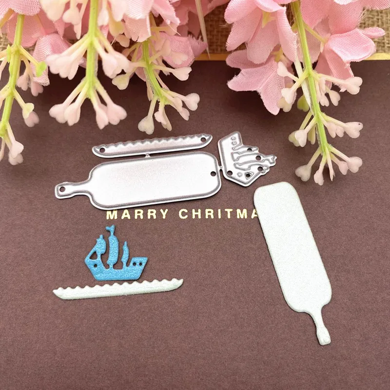 

Craft knife mold Metal embossing cutting knife mold Carbon steel knife molds DIY Scrapbook album decoration embossing cards Boat