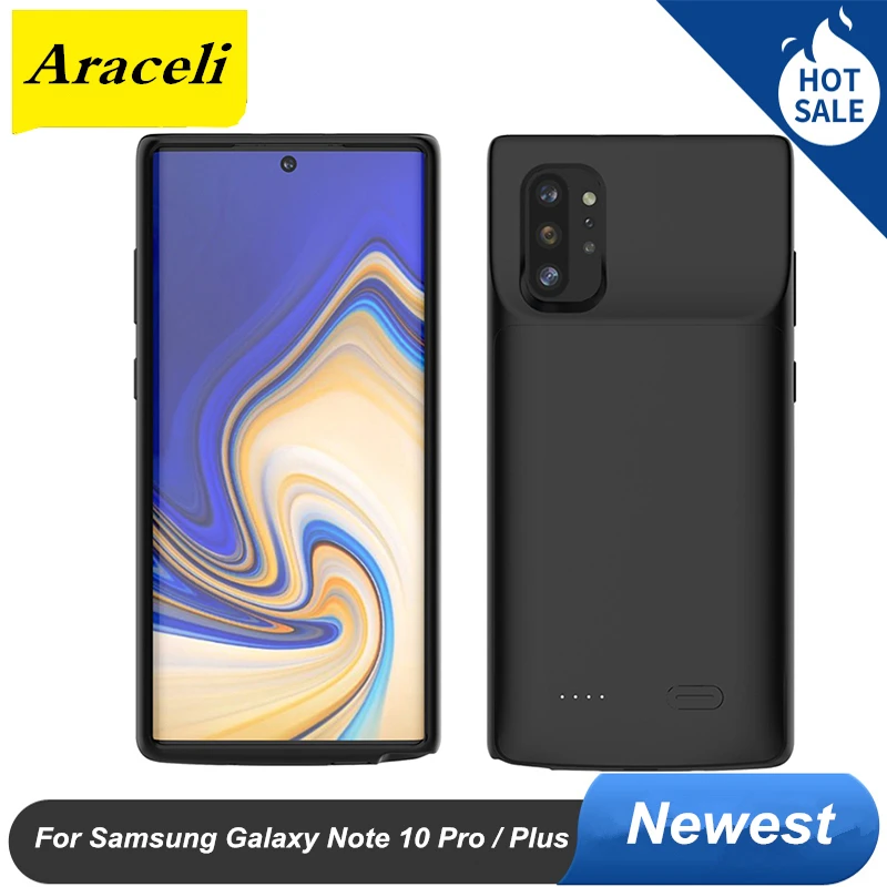 Аккумулятор для Samsung Galaxy Note 10 Plus 6000 мАч зарядное устройство|Чехлы с аккумулятором|