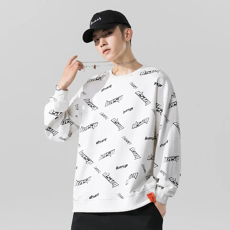 

2021 Fashion Print Loose Comfort Cotton Hoodie, Spring Couple Outdoor Street Jogging Hoodie YHZ230--YHZ234